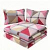cotton-double-bedsheet-glazed-geometric-mosaic-design-92-x-100-original-imahqucupuhayjze.jpeg NIAS Miraaya Glazed Cotton Blend Bedsheet Set – Geometric Mosaic