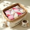 cotton-double-bedsheet-glazed-geometric-mosaic-design-92-x-100-original-imahqucuzfuwhgaa.jpeg NIAS Miraaya Glazed Cotton Blend Bedsheet Set – Geometric Mosaic