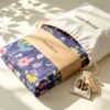 NIAS Mehr Glazed Cotton Blend Bedsheet Set – Navy Floral