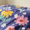 NIAS Mehr Glazed Cotton Blend Bedsheet Set – Navy Floral