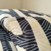 NIAS Zehra Glazed Cotton Blend Bedsheet Set – Black & Grey Arches